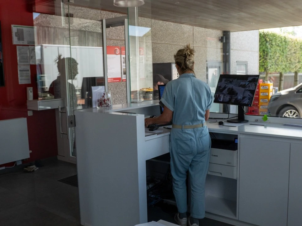 Wegen en afrekenen Reclagepark
