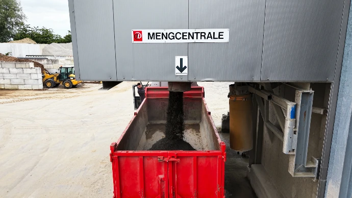 Stabilisé leveren en container laten staan